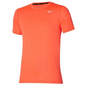 Beige Men Mizuno Impulse Core T Shirts | 7041-WJDFN