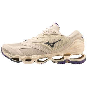 Beige Men Mizuno Wave Prophecy Ls Sneakers | 5341-SXBCT