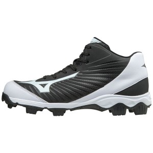 Black Men Mizuno 9-Spike Adv Fra 9mid Running Shoes | 9023-VHIAR