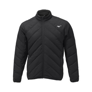 Black Men Mizuno Breath Thermo Move Down Jackets | 5361-PKFWH