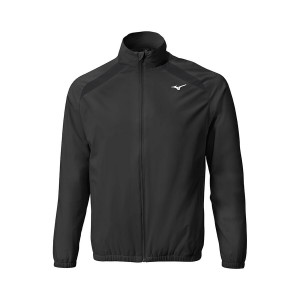 Black Men Mizuno Breath Thermo Move Tech Jackets | 2904-XMDPA