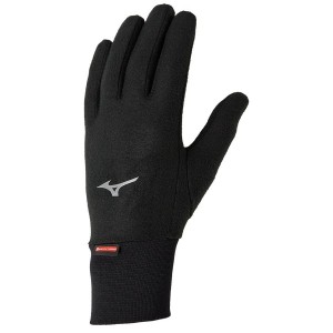 Black Men Mizuno Bt Md Wgt Fleece Glv Gloves | 6230-OHLSW