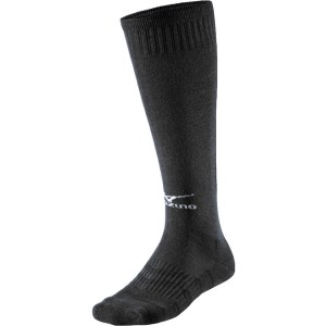 Black Men Mizuno Comf Volleyball Long Socks | 4389-XNZTM