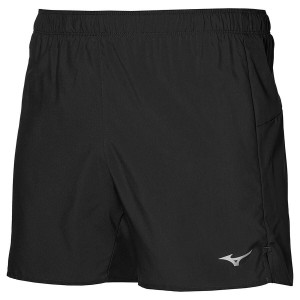 Black Men Mizuno Core 5.5 Shorts | 2163-VZMBU