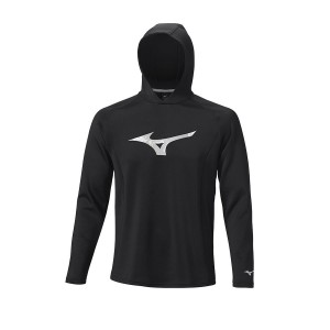 Black Men Mizuno G Style Rb Hoodie | 3194-DPOBW