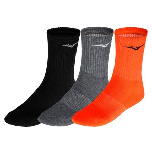 Black Men Mizuno Training 3p Socks | 1649-TZVKP