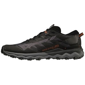 Black Men Mizuno Wave Daichi 7 Gtx Trail Running Shoes | 6072-BJGMV