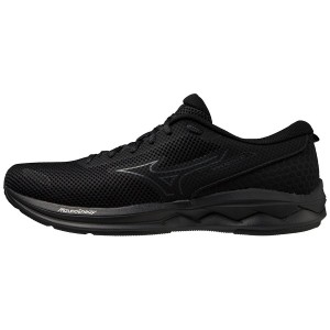 Black Men Mizuno Wave Revolt 3 Running Shoes | 3087-ITBPD