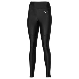 Black Women Mizuno Core Long Leggings | 2146-WJPAI