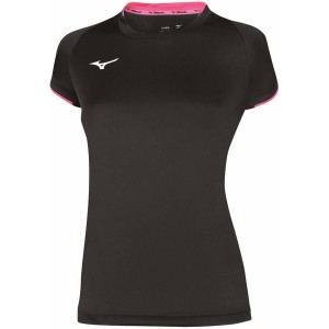 Black Women Mizuno Core Ss T Shirts | 9856-VICZE