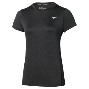 Black Women Mizuno Impulse Core T Shirts | 4720-XHPLB