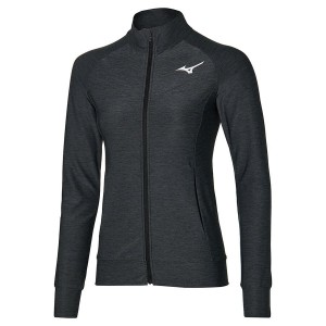 Black Women Mizuno Training Jackets | 0751-EMNGP