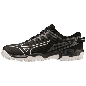 Black Women Mizuno Wave Lynx 2 Hockey Shoes | 3561-GEDVM