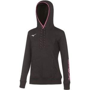 Black Women Mizuno Wom Sweat Hoodie | 9273-UJPAI