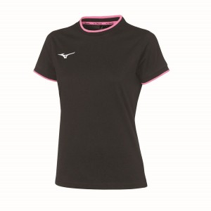 Black Women Mizuno Wom T Shirts | 2867-FMVRD