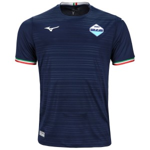 Blue Men Mizuno Away Ss Jersey Lazio Tops | 2879-BGEVA