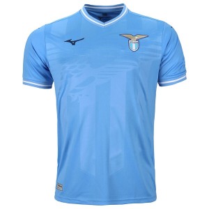 Blue Men Mizuno Home Ss Jersey Lazio Junior Tops | 2691-UGAJD