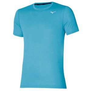 Blue Men Mizuno Impulse Core T Shirts | 5962-LGJBR