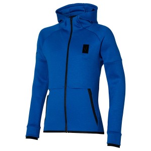 Blue Men Mizuno Sweat Sr Hoodie | 0563-EZIJD