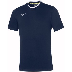 Blue Men Mizuno T Shirts | 3456-KDZLF