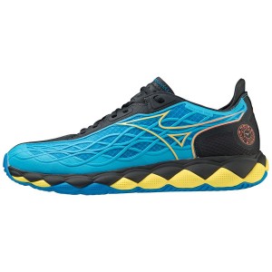 Blue Men Mizuno Wave Enforce Tour Tennis Shoes | 7864-QHJCB