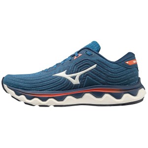 Blue Men Mizuno Wave Horizon 6 Running Shoes | 3216-GTPJC