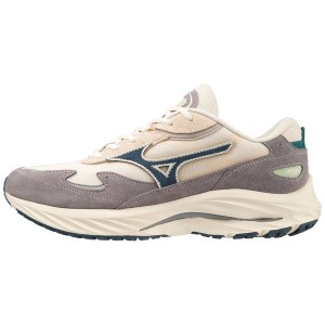 Blue Men Mizuno Wave Rider Sneakers | 7563-BRCQW