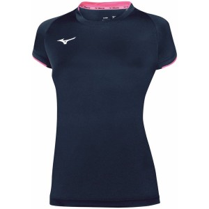 Blue Women Mizuno Core Ss T Shirts | 5423-RLAFX