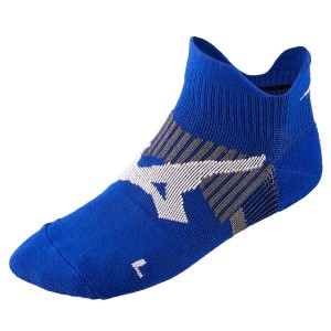 Blue Women Mizuno Drylite Race Mid Socks | 7932-SZDWE