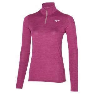 Blue Women Mizuno Impulse Core Ls Hz Tops | 8361-XOQNT