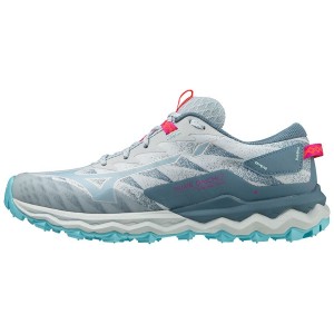 Blue Women Mizuno Wave Daichi 7 Trail Running Shoes | 5681-ALZYV