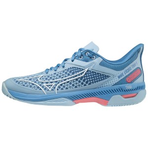 Blue Women Mizuno Wave Exceed Tour 5 Cc Tennis Shoes | 2310-SKLVI