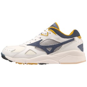 Blue / White Men Mizuno Sky Medal Sneakers | 9826-IDVSF