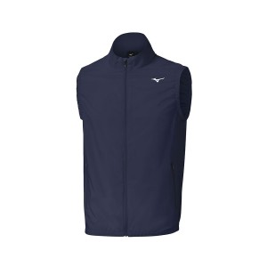 Deep Grey Men Mizuno Drizzle 2 Vest Jackets | 6370-JKXGM