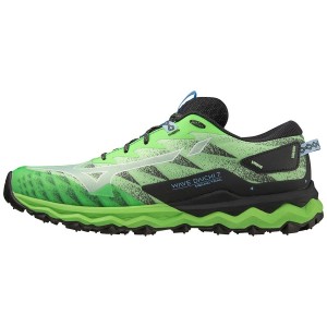 Green Men Mizuno Wave Daichi 7 Trail Running Shoes | 2037-LVWTJ