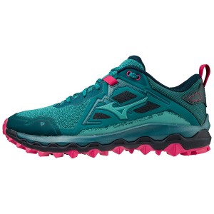 Green Women Mizuno Wave Mujin 8 Running Shoes | 2907-ANTYZ