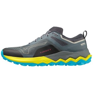 Grey Men Mizuno Wave Ibuki 4 Trail Running Shoes | 3641-XCEFP