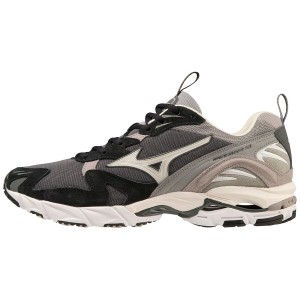 Grey Men Mizuno Wave Rider 10 Premium Sneakers | 1489-RBEZA