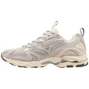 Grey Men Mizuno Wave Rider 10 Premium Sneakers | 4125-OGFMS