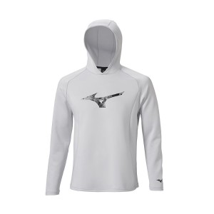 Grey Women Mizuno G Style Rb Hoodie | 5690-VQOMH