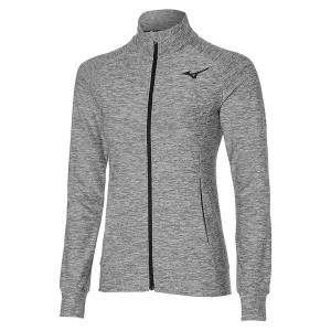 Grey Women Mizuno Training Jackets | 8234-CREFK