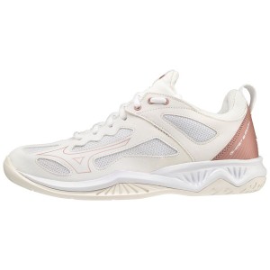 Grey / White Women Mizuno Ghost Shadow Handball Shoes | 8079-SOUPQ