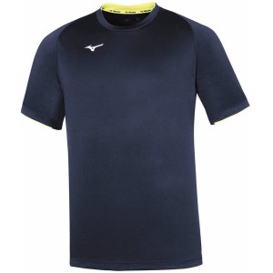 Navy Men Mizuno Core Ss T Shirts | 3945-RTUGQ