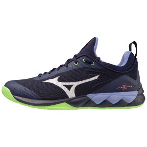 Navy Men Mizuno Wave Luminous 2 Volleyball Shoes | 8561-IHWPY