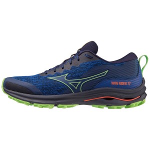 Navy Men Mizuno Wave Rider Tt Running Shoes | 7830-JUDVI