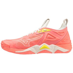 Orange Women Mizuno Wave Momentum 3 Volleyball Shoes | 4390-QBKES