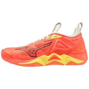 Orange Women Mizuno Wave Momentum 3 Volleyball Shoes | 8429-BFHMV