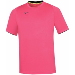 Pink Men Mizuno Core Ss T Shirts | 8463-OHFQG