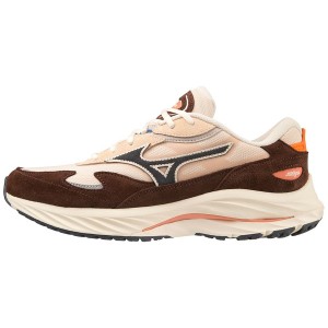 Pink Men Mizuno Wave Rider Sneakers | 9130-USYTA