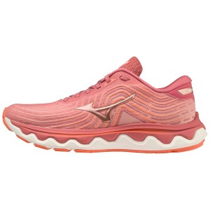 Pink Women Mizuno Wave Horizon 6 Running Shoes | 4085-RDMIK